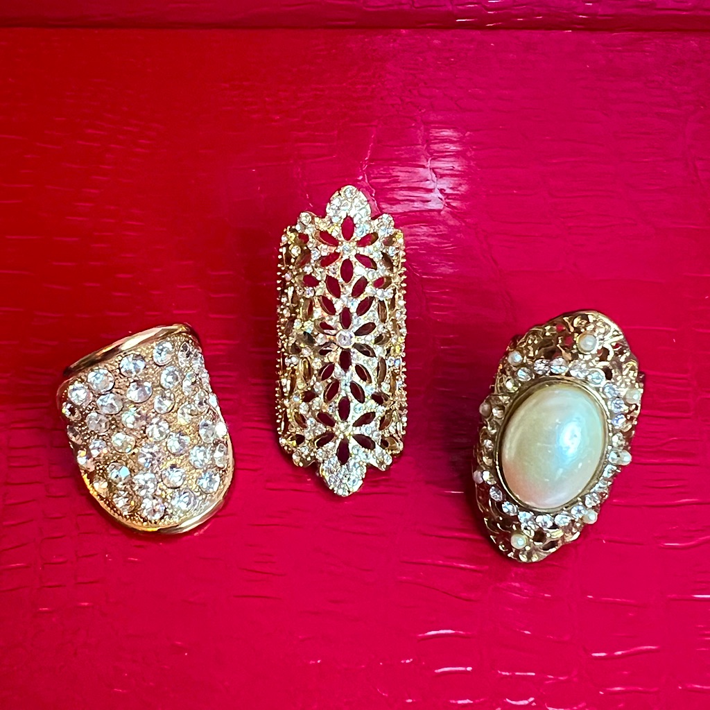 Gold Costume Jewelry Rings